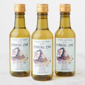 Erstellen Sie Ihre eigenen Frilly-Regenbogen-Hexen Weinetikett (Flaschen)