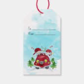 Erstellen Sie Ihre eigenen frohen Weihnachtsmänner Geschenkanhänger (Vorderseite)