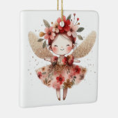 Erstellen Sie Ihre eigenen funkelnden Rose Angel Keramikornament (Rechts)