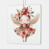 Erstellen Sie Ihre eigenen funkelnden Rose Angel Keramikornament (Links)