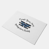 Erstellen Sie Ihre eigenen Fußmatte (Schrägansicht)