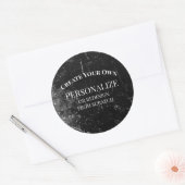 Erstellen Sie Ihre eigenen ganz individuell Runder Aufkleber (Umschlag)