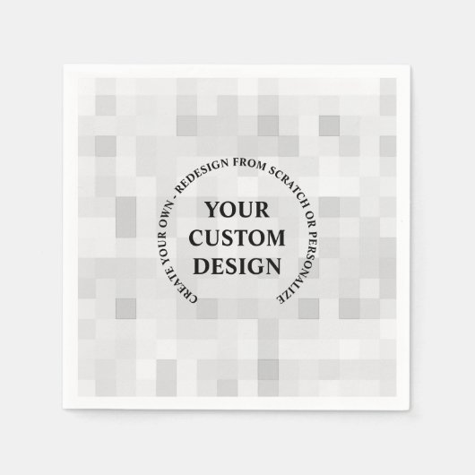 Erstellen Sie Ihre eigenen ganz individuell Serviette (Vorderseite)