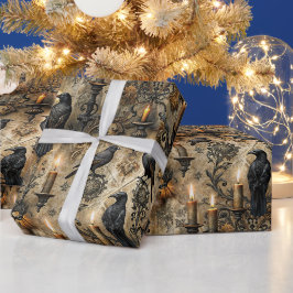 Erstellen Sie Ihre eigenen gealterten gotischen Ra Geschenkpapier