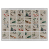 Erstellen Sie Ihre eigenen Gemüse-Illustrationspla Schneidebrett (Vorderseite)