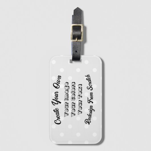 Erstellen Sie Ihre eigenen Gepäckanhänger (Vorderseite Vertikal)