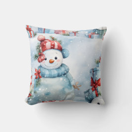 Erstellen Sie Ihre eigenen Geschenke im Schnee Kissen