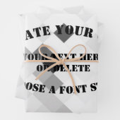 Erstellen Sie Ihre eigenen Geschenkpapier Set (Beispiel)