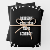 Erstellen Sie Ihre eigenen Geschenkpapier Set (Beispiel)