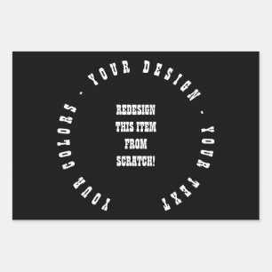 Erstellen Sie Ihre eigenen Geschenkpapier Set