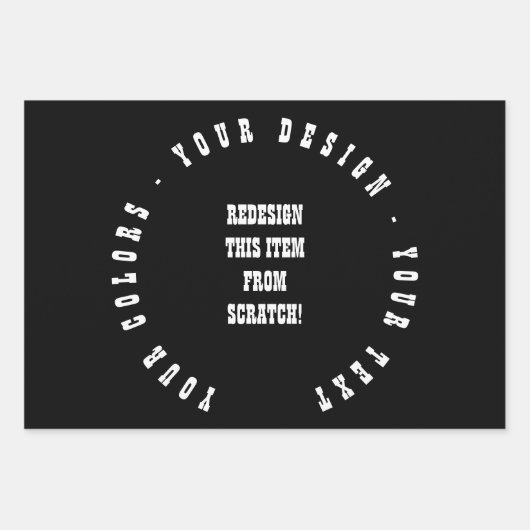 Erstellen Sie Ihre eigenen Geschenkpapier Set (Vorderseite)