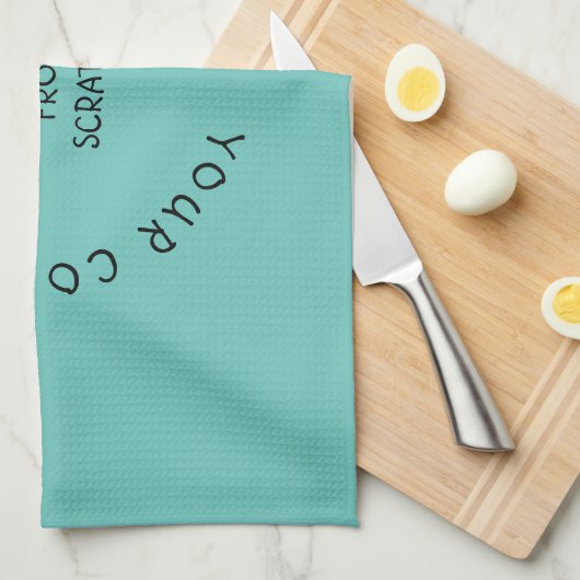 Erstellen Sie Ihre eigenen Geschirrtuch (Viertel Falte)