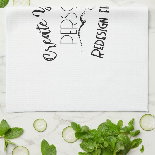 Erstellen Sie Ihre eigenen Geschirrtuch (Gefaltet)