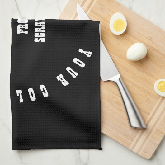 Erstellen Sie Ihre eigenen Geschirrtuch (Viertel Falte)