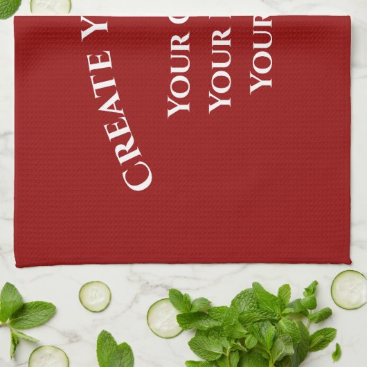 Erstellen Sie Ihre eigenen Geschirrtuch (Gefaltet)