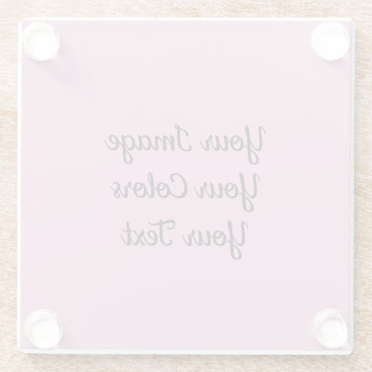 Erstellen Sie Ihre eigenen Glasuntersetzer (Rückseite)