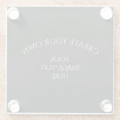 Erstellen Sie Ihre eigenen Glasuntersetzer (Rückseite)