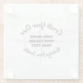 Erstellen Sie Ihre eigenen Glasuntersetzer (Rückseite)