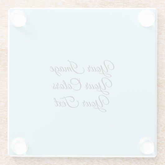 Erstellen Sie Ihre eigenen Glasuntersetzer (Rückseite)