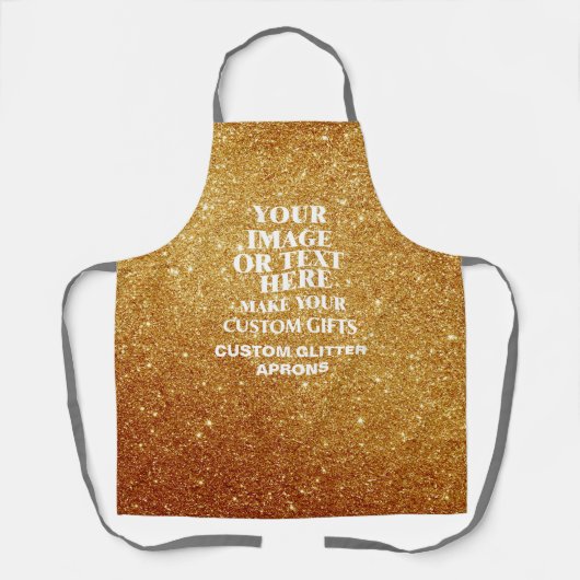 Erstellen Sie Ihre eigenen Glitzer benutzerdefinie Schürze (Vorderseite)