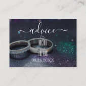 Erstellen Sie Ihre eigenen Glitzer- und Hochzeitsr Hinweiskarte (Vorderseite)