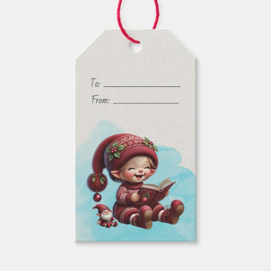 Erstellen Sie Ihre eigenen glücklichen Tale Vintag Geschenkanhänger (Vorderseite)