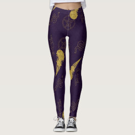 Erstellen Sie Ihre eigenen Gold-Ritual-Symbole Lil Leggings