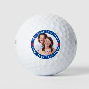 Erstellen Sie Ihre eigenen Golf-Bälle für Ihr Foto Golfball