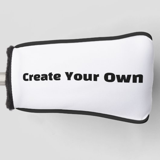 Erstellen Sie Ihre eigenen Golf Headcover (Vorderseite)