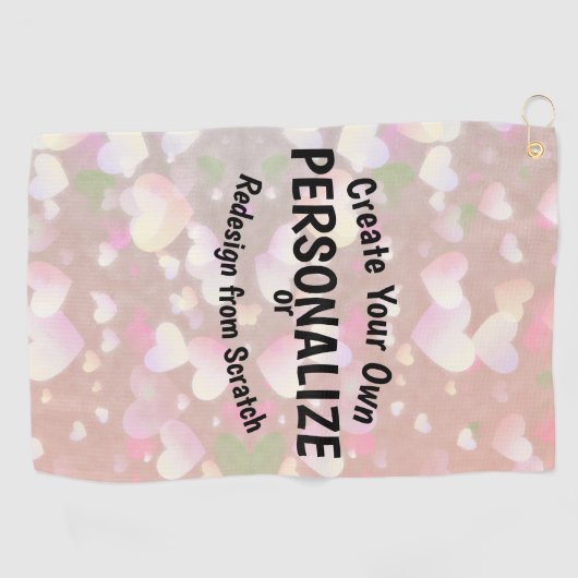 Erstellen Sie Ihre eigenen Golfhandtuch (Horizontal)