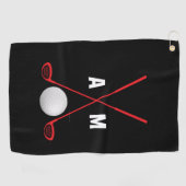 Erstellen Sie Ihre eigenen Golfhandtücher. Golfhandtuch (Horizontal)