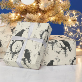 Erstellen Sie Ihre eigenen gotischen Rabenkerzen D Geschenkpapier