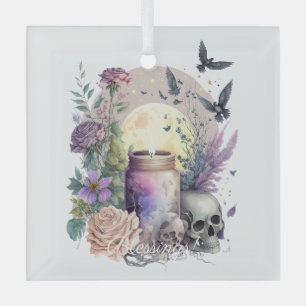 Erstellen Sie Ihre eigenen gotischen Rose Ornament Aus Glas