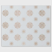 Erstellen Sie Ihre eigenen Grauschneeflocken Geschenkpapier (Flach)