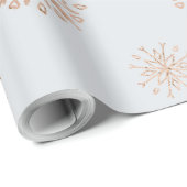Erstellen Sie Ihre eigenen Grauschneeflocken Geschenkpapier (Rolleneckpunkt)