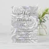 Erstellen Sie Ihre eigenen großen, kühlen grauen R Einladung (Stehend Vorderseite)