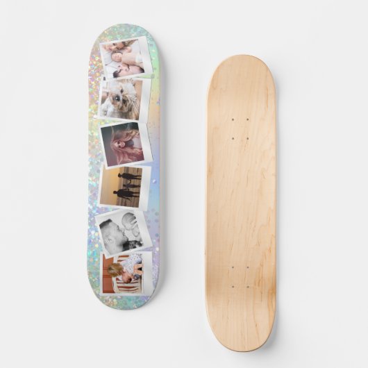 Erstellen Sie Ihre eigenen häolografischen Glitzer Skateboard (Vorderseite)