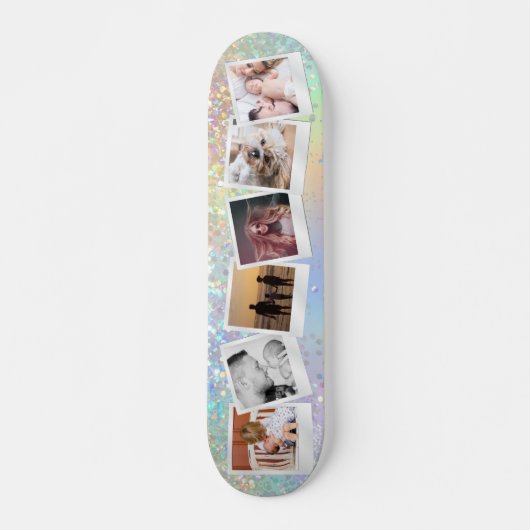 Erstellen Sie Ihre eigenen häolografischen Glitzer Skateboard (Vorne)