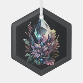 Erstellen Sie Ihre eigenen hellen Kristalle Ornament Aus Glas