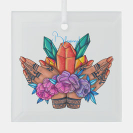 Erstellen Sie Ihre eigenen Henna Hands Kristalle & Ornament Aus Glas