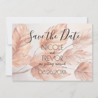 Erstellen Sie Ihre eigenen - Herbstblätter Save The Date