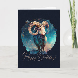 Erstellen Sie Ihre eigenen Himmelsäere Zodiac Feiertagskarte