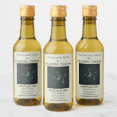 Erstellen Sie Ihre eigenen Himmelsmonde Weinetikett (Flaschen)