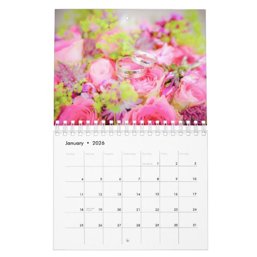 Erstellen Sie Ihre eigenen Hochzeitsskalender für Kalender (Jan 2026)