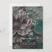 Erstellen Sie Ihre eigenen - Hübsche Shabby Chic P Save The Date (Vorderseite)