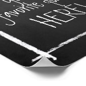 Erstellen Sie Ihre eigenen Imitate Chalkboard Typo Poster (Ecke)