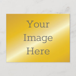Erstellen Sie Ihre eigenen Imitate metallic 14k Go Postkarte