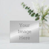 Erstellen Sie Ihre eigenen Imitate metallisches Si Postkarte (Stehend Vorderseite)