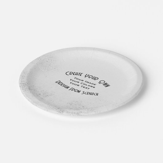 Erstellen Sie Ihre eigenen, individuell gestaltete Pappteller (Schrägansicht)