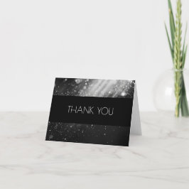 Erstellen Sie Ihre eigenen individuellen B&W Bokeh Dankeskarte